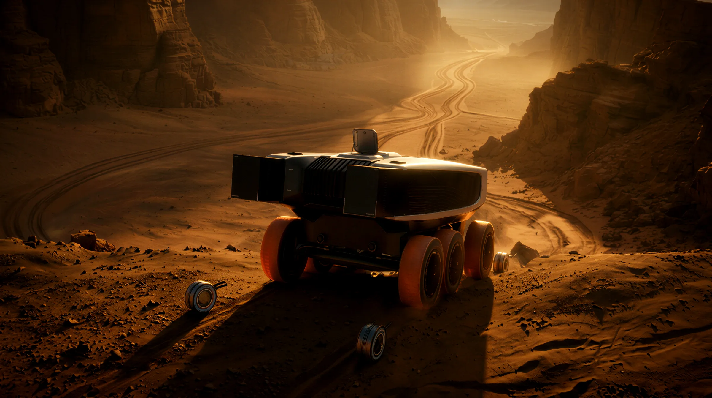 The MEV in a harsh rocky canyon